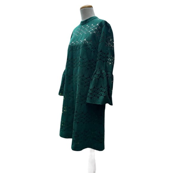 Trina Turk Palm Colony Dress Green Floral Lace Cocktail Party Dinner Nwot 2XL - Picture 8 of 13